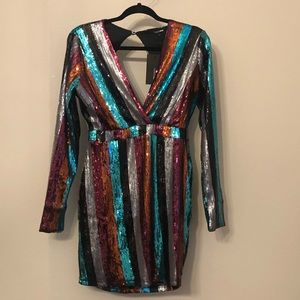 Super sexy sequin mini dress